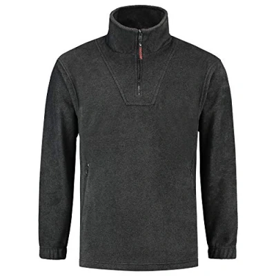 Abbildung von Tricorp 301001 Casual Fleece Pullover, 100% Polyester, 320g/m², Anthrazit Melange, Größe S