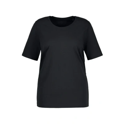 Abbildung von Ulla Popken Tshirt basic, Damen, Größe: 58/60, Schwarz