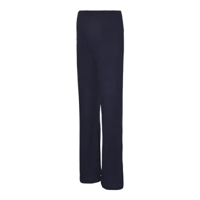 Abbildung von Mamalicious Mlannette Straight Stoffhose, Damen, Größe: 42, Navy blazer