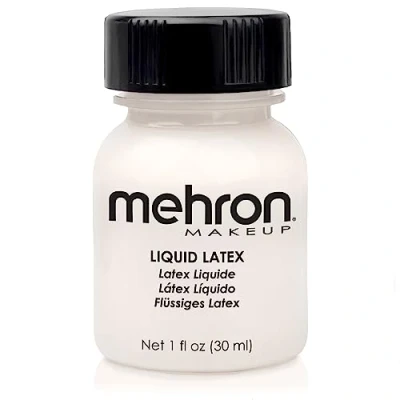 Abbildung von Mehron Make up Liquid Latex Clear SFX Latexkleber für die Haut Prothesenkleber (30 ml)