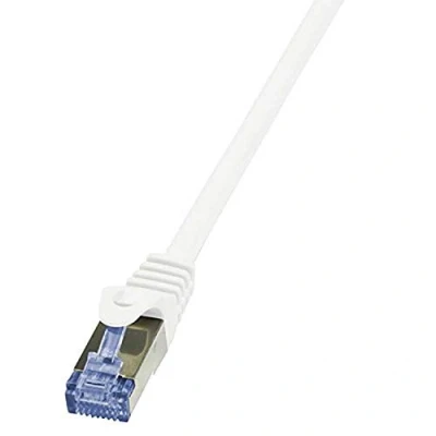 Abbildung von LogiLink CQ3036S CAT6A S/FTP Patch Kabel PrimeLine AWG26 PIMF LSZH blau 1,00m, 1.0 m, 3 Stück