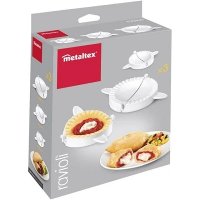 Abbildung von Metaltex Ravioliform 3er Set Ravioliformer Maultaschenformer Ravioli Maultaschen Form