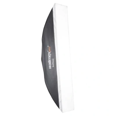 Abbildung von Walimex Pro Softbox Striplight II (Größe 25x150 cm, Front und Zwischendiffusor)