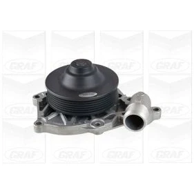 Abbildung von GRAF PA1162 Wasserpumpe mit Dichtung mechanisch Messing 104,2 für Keilrippenriementrieb PORSCHE: 911 Coupe, Cabrio