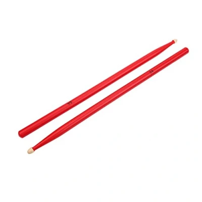 Abbildung von 5A Drumsticks, Ahorn Holz Drumsticks Practical Percussion Musikinstrument Zubehör(Rot)
