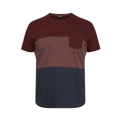 Abbildung von Solid Sdmingo BT Tshirt print, Herren, Größe: 4XL, Wine red