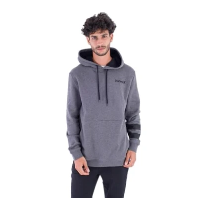 Abbildung von Hurley Herren Oceancare Kapuzen Sweatshirt, Dunkelgrau, L