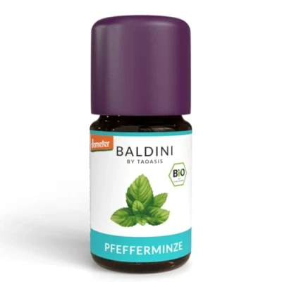 Abbildung von TAOASIS GmbH Natur Duft Manufaktur Körperöl PFEFFERMINZE Bioaroma Baldini ätherisches Öl, 5 ml