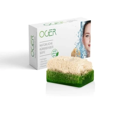 Abbildung von OGER Natürliche Kürbisfaser Seife 110 Gr Aloe vera 1Stück
