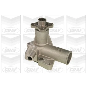 Abbildung von GRAF PA117 Wasserpumpe mit Dichtung mechanisch Gusseisen für Keilrippenriementrieb FORD: Transit Mk2 Pritsche/Fahrgestell, Capri III