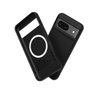 Abbildung von RhinoShield Case kompatibel mit [Pixel 8] SolidSuit MagSafe Stoßdämpfende &amp; schlanke Schutzhülle Premium Finish 3.5 Meter Fallschutz Klassisches Schwarz