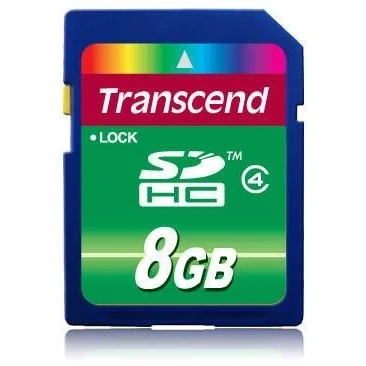Abbildung von Transcend 8GB SDHC Class 4