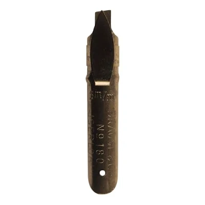 Abbildung von Brause 158530B Packung mit 15 Banzugfedern 3mm für Linkshänder, abgeschrägter Spitze und Reservoir die westliche Kalligrafie, ideal Kalligraphie, 1 Box