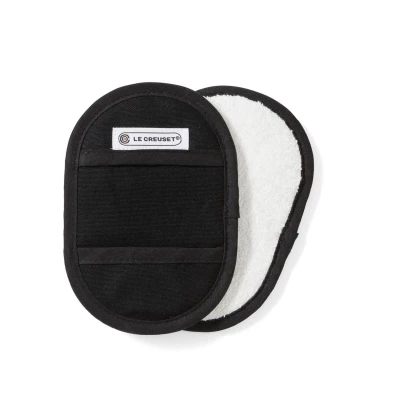 Abbildung von Le Creuset Topflappen Schwarz 18 x 13 cm 2 Stück