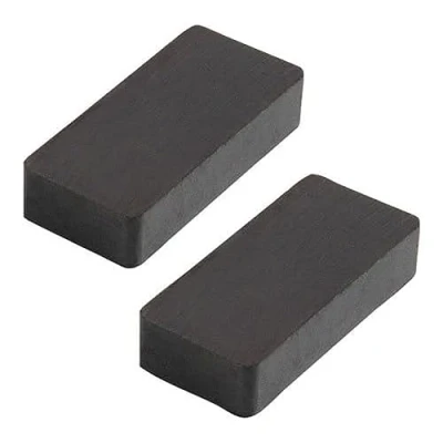Abbildung von Wolfpack 5411130 Ferrit Magnet, rechteckig, 45 x 20 8 mm, 2 Stück