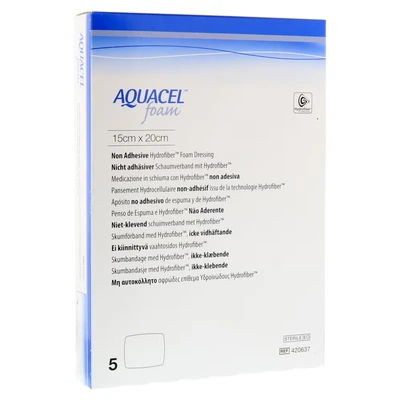 Abbildung von Aquacel Foam Nicht adhäsiv 15x20 cm Verb 5 St