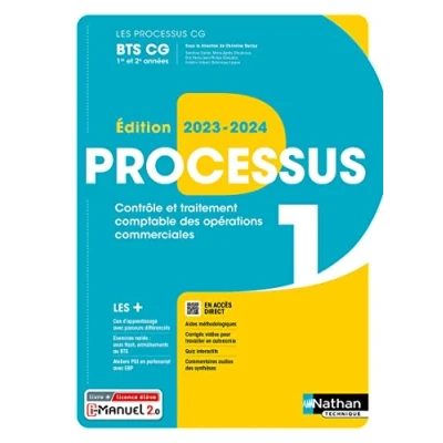 Abbildung von Processus 1 BTS CG 1re et 2e années (Les CG) Livre + licence élève 2023