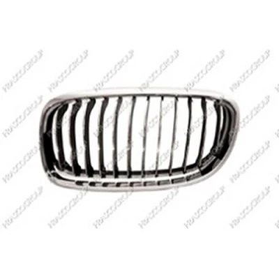 Abbildung von BLIC 6502 07 0062991PQ Kühlergrill vorne links chrom, schwarz BMW: 3 Limousine, Touring