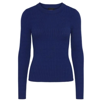Abbildung von pieces Rundhalspullover PCCRISTA (1 tlg) Plain/ohne Details