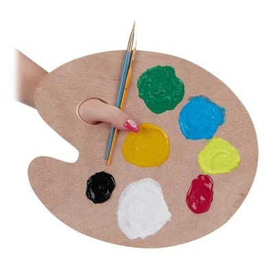 Abbildung von relaxdays Malpalette Mischpalette aus Holz, M