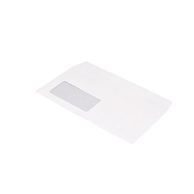 Abbildung von TopStar Briefumschlag Din Lang (110x220mm) haftklebend mit Fenster weiß 100g 250 Stück