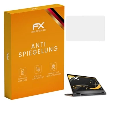 Abbildung von atFoliX Panzerfolie kompatibel mit HP Spectre x360 15 bl031ng Schutzfolie, entspiegelnde und stoßdämpfende FX Folie (2X)