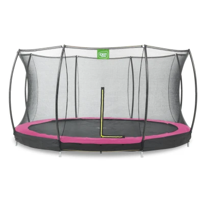 Abbildung von EXIT inground Trampolin ø427cm Silhouette (rosa)