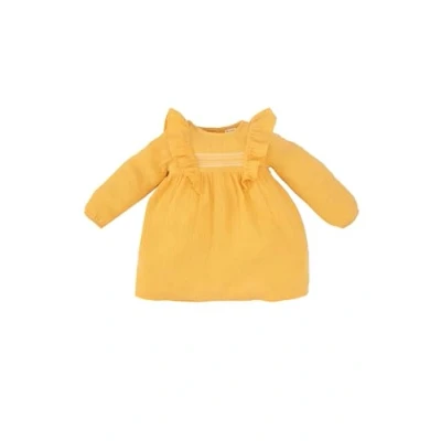 Abbildung von DeFacto Baby Mädchen Kleid Neugeborenen Kleidung,Gelb,6 9 Monate