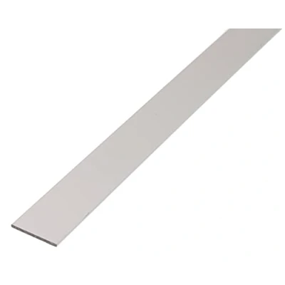 Abbildung von Alberts 471743 Flachstange Aluminium, silberfarbig eloxiert 1000 x 60 3 mm