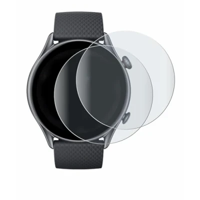 Abbildung von BROTECT Full Cover Schutzfolie Matt für Huami Amazfit GTR 3 Pro (2 Stück) Screen Displayschutz Folie, 3D Curved, Anti Reflex