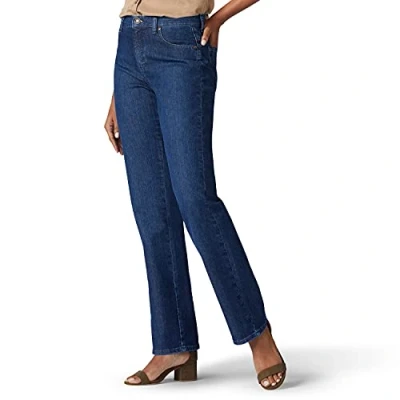 Abbildung von Lee Damen Relaxed Fit Straight Leg Jeans, Meridian, 36 Short