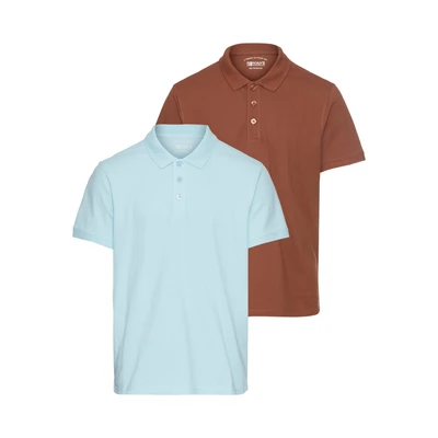 Abbildung von Man&#039;s World Poloshirt (2 er Pack) in tollen Farbkombinationen