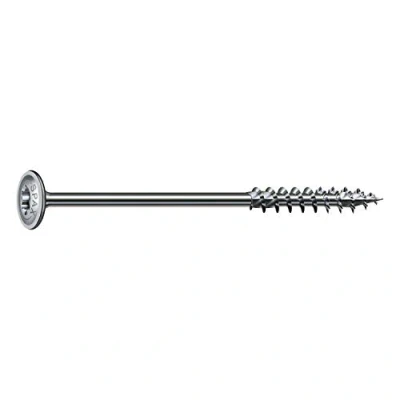 Abbildung von Spax Holzbauschraube Tellerkopf 8x240/80 T40 Teilgewinde 4CUT Stahl Wirox VE=50 (Pack mit 50 St) (0251010802405)