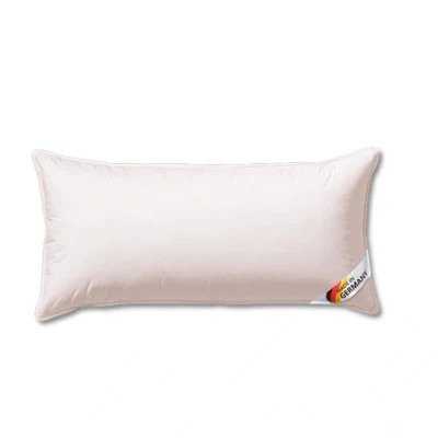 Abbildung von KÜNSEMÜLLER Microfaserkissen Finesse Kissen Sensofill Soft Faser Kopfkissen mit Reißverschluss, Füllung: 100% Polyester, Seitenschläfer, Rückenschläfer, Bauchschläfer, Daunenalternative für erholsamen Schlaf