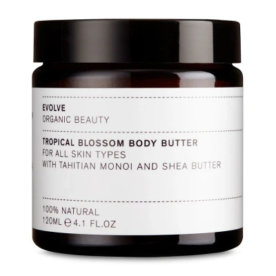 Abbildung von Evolve Organic Beauty Tropical Blossom BODY Butter Körperbutter, Größe: 120 ml,