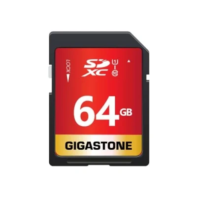 Abbildung von Gigastone 64 GB SDXC Speicherkarte UHS I U1 Klasse 10, bis zu 80 MB/Sek. für Digitalkameras Canon Sony Nikon Olympus PC