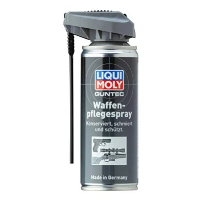 Abbildung von LIQUI MOLY GUNTEC Waffenpflegespray 200 ml Waffenpflege Gleitlack Gleitöl Art. Nr.: 4390