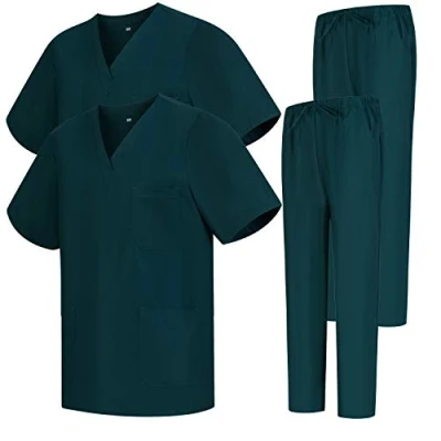 Abbildung von MISEMIYA Pack * 2 Pcs Unisex Schrubb Set Medizinische Uniform mit Oberteil und Hose ref.2 8178 X Small, Granat 22