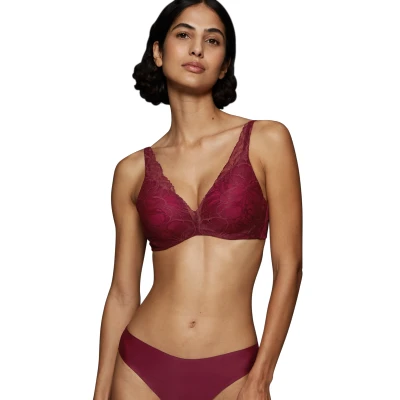 Abbildung von Triumph Damen Body Make Up Illusion Lace WP Bra, Woodrose, 85E