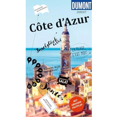 Abbildung von DuMont direkt Reiseführer Côte d&#039;Azur: Mit großem Faltplan
