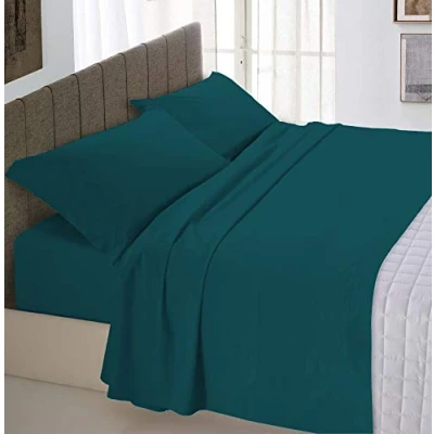 Abbildung von Bettwäsche Max 160 x 190 cm Verde Petrolio