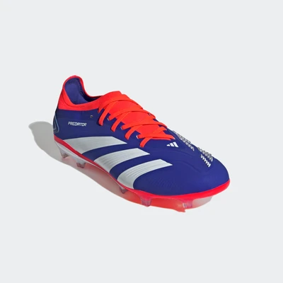 Abbildung von adidas Performance Predator PRO FIRM Ground Fußballschuh Nocken, Herren, Größe: 39 1/3, Core black/grey four/lucid red Schuhe
