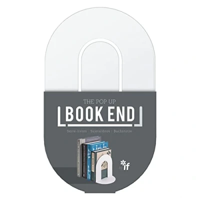 Abbildung von IF The Pop Up Book End, Single Bookend, Contemporary Colours White