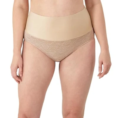 Abbildung von Maidenform TAME YOUR Tummy Shaping Brief FIRM Control Shapewear, Damen, Größe: XXL, Nude lace