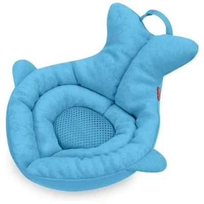 Abbildung von Skip Hop Moby Wal Waschbeckeneinsatz, zum Baden von Babys, blau
