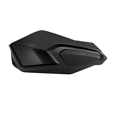 Abbildung von Polisport 8308900002 Handprotektoren S DUAL 2 Befestigungspunkte MX Style aus Kunststoff inklusive Befestigungskit kompatibel mit Allen MX/Enduro Modellen in Farbe schwarz