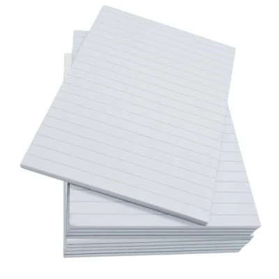 Abbildung von HLKauf Notizblöcke Schreibblock DIN A4 A5 A6 kariert liniert blanko, Notizblock 5er10er20er Pack, 50 Blatt je Block, 80 g/m² Offset weiß, Blöcke für Schule oder Büro Uni