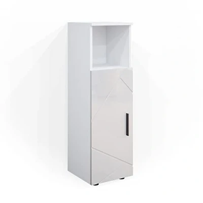 Abbildung von Vicco Midischrank Irma, Weiß Hochglanz, 30 x 95 cm