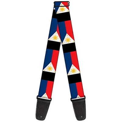 Abbildung von Buckle Down Gitarrengurt Philippines Flags