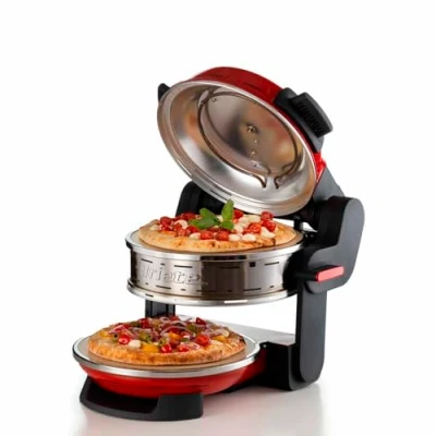 Abbildung von Ariete Pizzaofen &quot;927R Doppelpizzaofen für 2 Pizzen gleichzeitig, rot&quot;